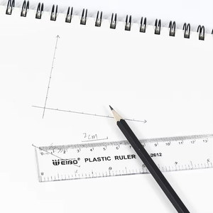 Weibo Cai Trị Bán buôn trường văn phòng phẩm trong suốt mô hình quảng cáo 20cm quy mô nhựa cai trị cho các trường học - Product Image 4