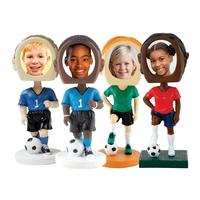 Figurines de football personnalisées avec photo pour souvenirs