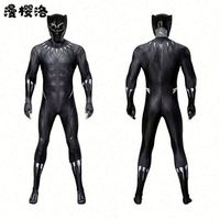 Costume de cosplay T'Challa Panthère Noire grande taille pour adulte, inspiré de la télévision et du cinéma, couleur noire, vente en gros