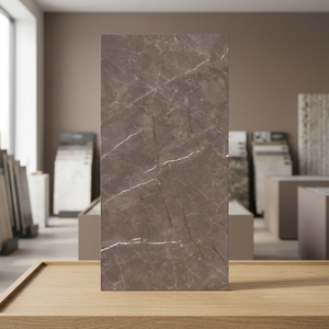 Carreaux de sol et de mur en porcelaine émaillée William Choco 600x1200mm, finition sculptée - Product Image 2