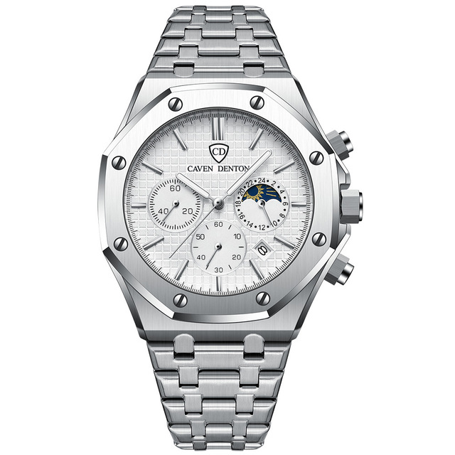 Best-selling Waterproof High-end Fashion Steel Band Custom logo Quartz Watch for Man