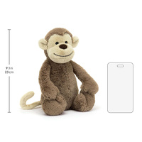 Peluches Catt, jouets en peluche, singe timide, peluches mignonnes, animaux de la jungle, peluches douces pour cadeau d'anniversaire