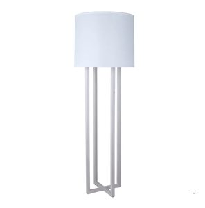 Lampes sur pied décoratives modernes en fer noir mat avec base lourde pour hôtel - Product Image 5
