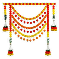 Nicro Offre Spéciale bricolage mariage indien Marigold fleur vacances Festival ornement culte articles à la main artificielle Diwali décoration