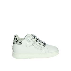 Sneakers da ragazza Falcotto bianche e nere con stampa leopardata e lacci, scarpe casual - Product Image 4