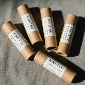 Custom Rigid Lipstick Gift <b>Box</b> Sponge Insert Embossed Logo Matt Lamination Recyclable Biodegradable Material Cosmetic Packaging - Product Image 1