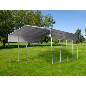 Venta caliente 11ft X19ft Refugio <span class=keywords><strong>de</strong></span> acero galvanizado Portátil Plegable Durable Impermeable Sol Cobertizo <span class=keywords><strong>de</strong></span> estacionamiento <span class=keywords><strong>de</strong></span> automóviles para estacionamiento en el patio trasero - Product Image 1