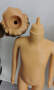 หุ่นเด็กแต่งหน้าแบบเต็มตัว ทำจากพลาสติก PE สำหรับเด็กอายุ 7-8 ปี พร้อมขาตั้งและวิกผม สูง 110 ซม. - Product Image 6