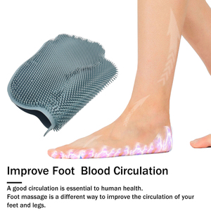 Dusch fuß wäscher Reiniger <span class=keywords><strong>Massage</strong></span> gerät Rutsch feste Kunststoff bürste für Bein <span class=keywords><strong>massage</strong></span> mit Saugnäpfen - Product Image 5