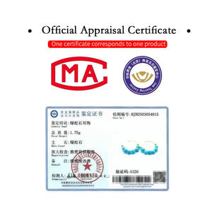 Vente en gros de clous d'oreilles en argent sterling Matériau de graine de turquoise unique Style géométrique classique - Product Image 6