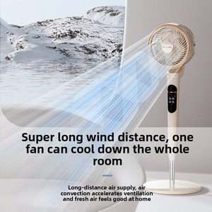 Intelligent Voice-controlled Floor-standing Circular <strong>Fan</strong> with Silent <strong>Upright</strong> Design and Powerful Large Airflow Circulation - Product Image 3