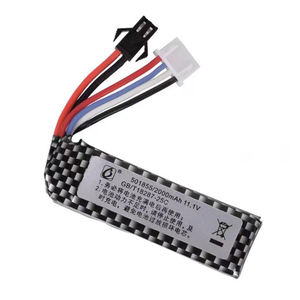 Échantillon gratuit batterie lithium-ion polymère véritable de haute qualité 501855 11.1v 1400mah 1500mah 30C poche de pistolet à <span class=keywords><strong>eau</strong></span> Batteries lithium-ion - Product Image 4