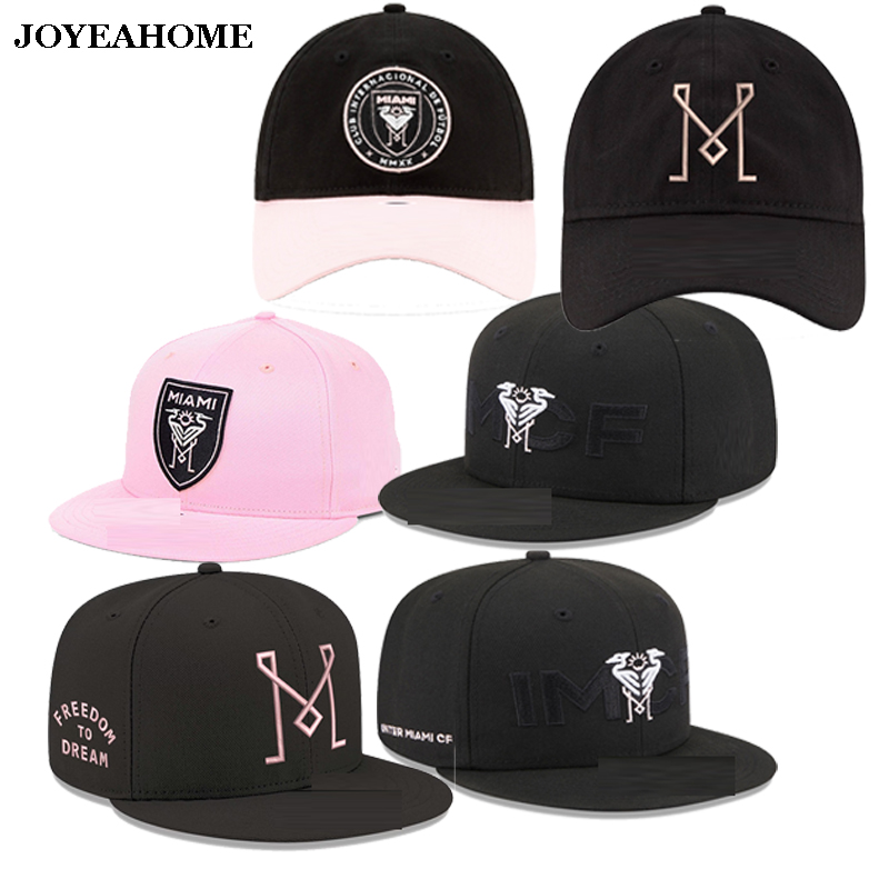 Jugend Inter Miami CF Black Rush Pink Mess Snapback Hut Offizielle Miami CF Caps