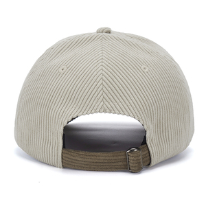 Custom Spring Autumn 6 Panel Beige Brown Patchwork Corduroy Unisex Baseball Cap Sports Caps <b>Sun</b> <b>Hat</b> for Outdoor Activities - Product Image 6