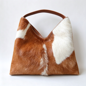 Dernier modèle 2025 – Sac seau de luxe pour femme avec fermeture éclair avant en fourrure, imprimé animal, sans bandoulière, imperméable, idéal pour les affaires - Product Image 4