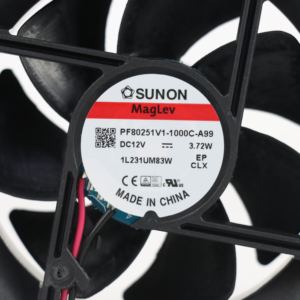 Sunon PF80251V1-1000C-A99 80x80x25มม. 12VDC 310mA 3.72วัตต์5800รอบต่อนาที60CFM ไฟฟ้า oem/odm ตู้พลาสติกอินเวอร์เตอร์พัดลมระบายความร้อนตามแนวแกน - Product Image 6