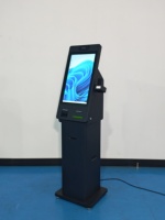 Kiosque compact de 21,5 pouces pour l'enregistrement en libre-service en hôtel avec support détachable pour paiement par point de vente et SDK pour l'automatisation de la réception
