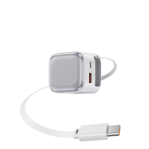 บล็อกที่ชาร์จ USB-C ติดผนัง35W DZ-028พร้อมสาย PD ที่ยืดหดได้ QC3.0ชาร์จเร็ว - Product Image 1
