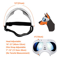 Nouvelles lunettes de soleil pour chien avec protection UV400, résistantes à la neige et au vent, pour le ski en plein air, la randonnée, accessoires pour animaux de compagnie