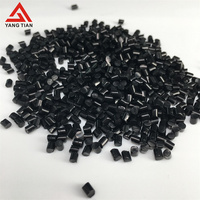 Masterbatch plastique noir à 30%, 40%, 50%, 60% de carbone pour le moulage par injection et le soufflage (PP, PE, PS, PC, HDPE)