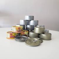 Couvre-bocaux ronds à ouverture facile (EOE) découpés sur mesure pour boîtes de fruits et de sauces