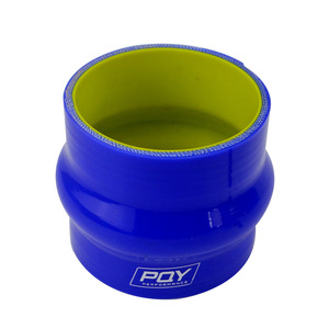 ปลอกซิลิโคน PQY Racing ขนาด 3 นิ้ว 76 มม. สีน้ำเงินเหลือง สำหรับอัพเกรดอินเตอร์คูลเลอร์ - Product Image 2