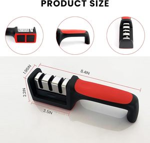 New Kitchen Knife Scissor Sharpener Knife <b>Machine</b> Sharpeners 4 Stage Kitchen Knife Sharpening - Product Image 2