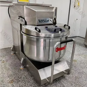 YOSLON Industrial 75kg 100kg 125kg 150kg Double Speeds Lifted Up Head Commercial Flour Mixer Machine Pizza Bread Dough Mixer