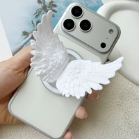 Support de téléphone magnétique, design ailes d'ange, support de bureau 3D, accessoires de téléphone en gros, compatible avec iPhone 18 Pro Max