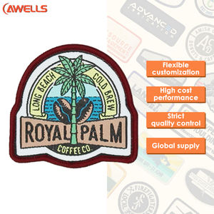 Parche de ropa tejido personalizado para planchar, corazón de bombero <span class=keywords><strong>escolar</strong></span> con alfabeto inglés, flor, equipos deportivos, sombrero de estrella, insignia de tela - Product Image 3