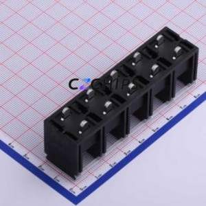 KF88S-16.0-5P Barrier Terminal Block Through hole Component (THT),P=16mm Connector With Cover Plate 16mm 1x5P Straight Pin - Product Image 2