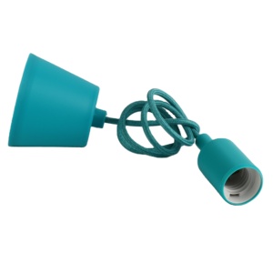 Dễ dàng cài đặt Silicone E27 đèn Gốm cơ sở, E27 Ổ cắm đèn phụ kiện bóng đèn chủ E27 nhựa ánh sáng mặt dây chuyền Bộ dụng cụ - Product Image 1