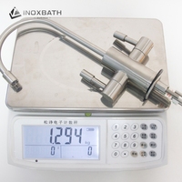 Robinet purificateur d'eau chaude et froide en acier inoxydable 304 pour système de filtration d'eau potable