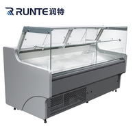 Vitrine Réfrigérée Double Vitrage pour Viande Fraîche, Sushi et Bento – Présentoir de Comptoir – Offre Spéciale