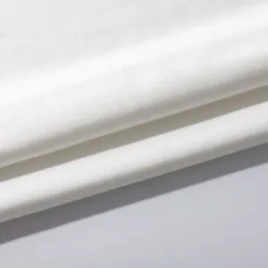 Atacado Branco Camada de Ar tecido De Algodão Rayon Tecido de Malha de Nylon Mergulho