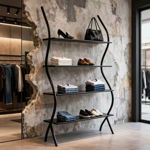 Étagère d'exposition multifonctionnelle commerciale pour meubles, salons de manucure, magasins de vêtements et salons - Product Image 3