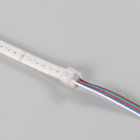 Barre lumineuse néon DMX à pixels LED RGB avec contrôleur pour usage en entrepôt, en silicone, indice de protection IP67, 12-24V, garantie 5 ans, CRI élevé 95