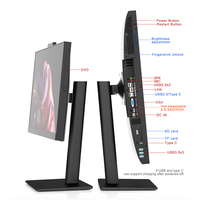 23.8" Core I9 64gb Ram Full Gaming Computer Set Computer Desktop I3 I5 I7 Computador All in One Pc