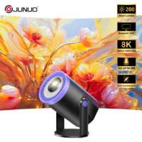 Projecteur Android LCD 4K Turn 1, projecteur de jeu, home cinéma, 200 ANSI Lumen, HY300 Pro 4K, écran miroir, H713 H723 T950S, Proyector