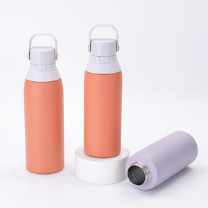 Leak Proof Free Sip Insulated Travel Flask Flip Lid Stainless Steel Premium Filtering Water Bottle with Straw - Product Image 3