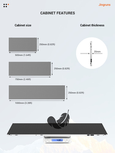 Jingruns 16:9 HD 4K siêu mỏng trong nhà cố định tốt sân GoB SMD <span class=keywords><strong>LED</strong></span> Video tường bảng điều khiển màn hình hiển thị <span class=keywords><strong>LED</strong></span> cho phòng tập thể dục Yoga Studio - Product Image 3