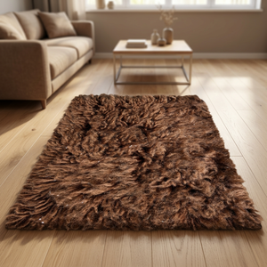 Flokati Wool Rugs Premium Handmade Soft Thick Shaggy Area Rugs Traditional Decorative Floor Carpets From Indian Supplier - Product Image 3