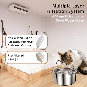 狗喷泉宠物水瓶猫饮水机自动宠物喂食器宠物 - Product Image 2