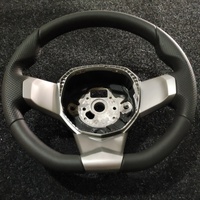 Volante de Cuero Nuevo para el Lado del Conductor con Estructura de Esqueleto Compatible con Lamborghini Aventador LP700 LP720 LP750 470419091AC
