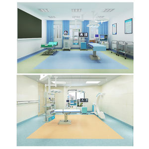 HUAAO superventas 600*600mm PVC vinilo <span class=keywords><strong>piso</strong></span> pegatina 2mm resistente al desgaste interior vinilo dormitorio garaje gráfico antideslizante clic - Product Image 5