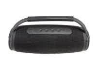 Haut-parleur Bluetooth portable étanche avec lumière RGB, radio, microphone, lecteur de musique puissant pour fêtes en extérieur et à domicile