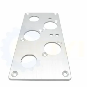 Panel de control de fresado CNC personalizado, máquina de corte, amplificador de aluminio, panel frontal, mecanizado CNC, placa facial de aluminio