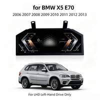 En stock - Tableau de bord numérique LCD 12,3 pouces pour voiture avec Carplay Linux, affichage des mesures pour BMW X5 E70 2006-2013