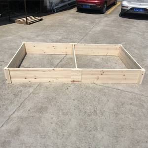 Vente en gros <span class=keywords><strong>pas</strong></span> <span class=keywords><strong>cher</strong></span> lit de <span class=keywords><strong>potager</strong></span> surélevé nature sans peinture lit surélevé jardin extérieur - Product Image 1