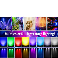 Lampu Par LED Flat 18pcs High Bright 18*15W RGBWA UV DMX Sound Wash untuk Panggung Pernikahan DJ Disko Pesta, Bersertifikasi CE FCC